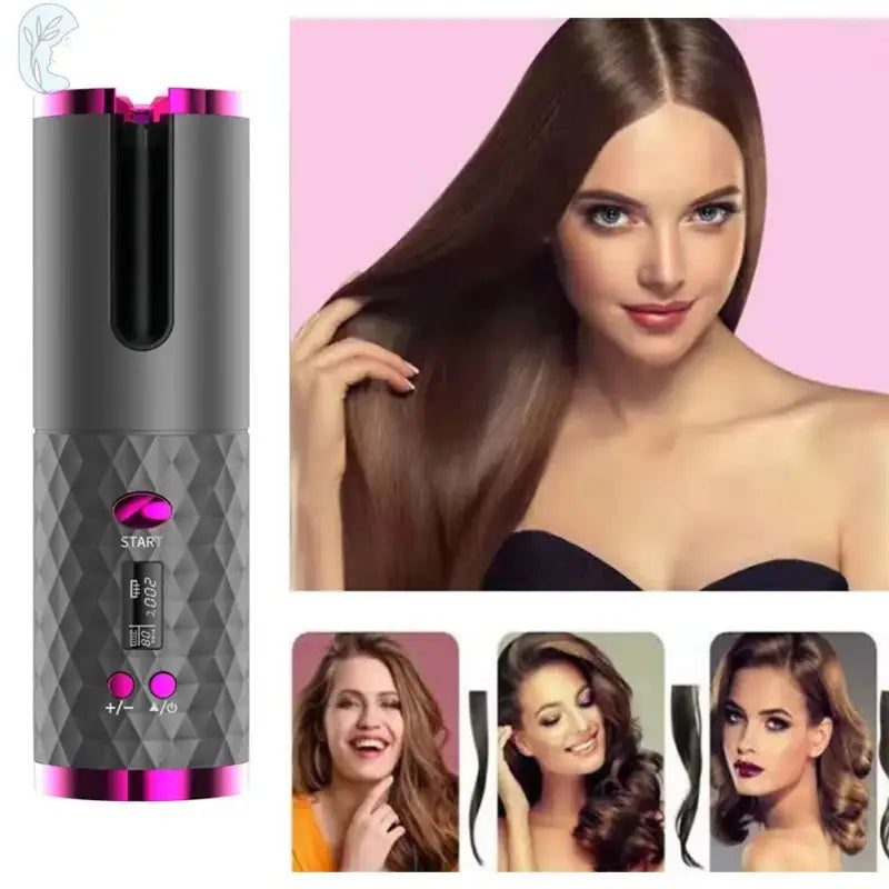 Cordless Rotating Hair Curler - Aevanti