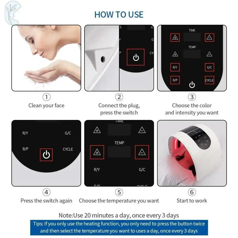 Foldable Therapy Face Lamp - Aevanti