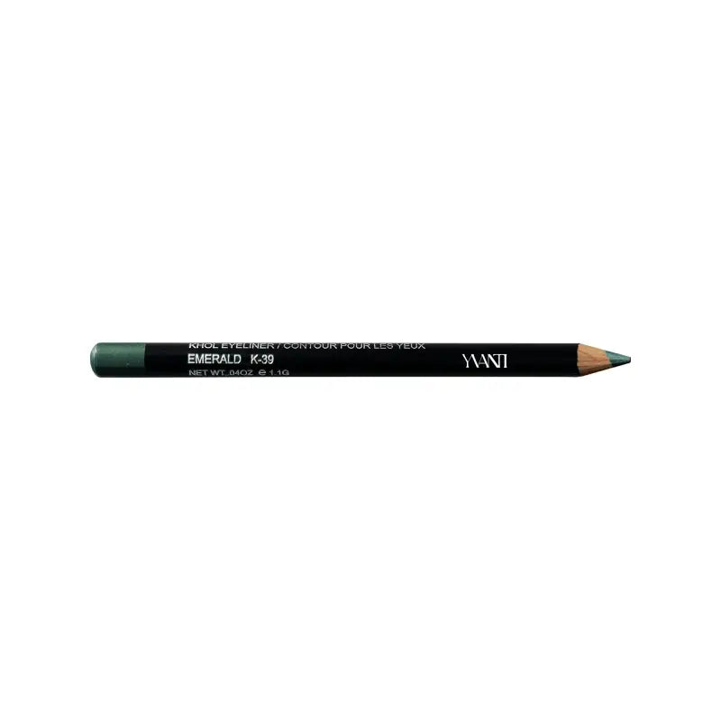 Green Khol Eyeliner - Emerald with creamy texture and black text on the side