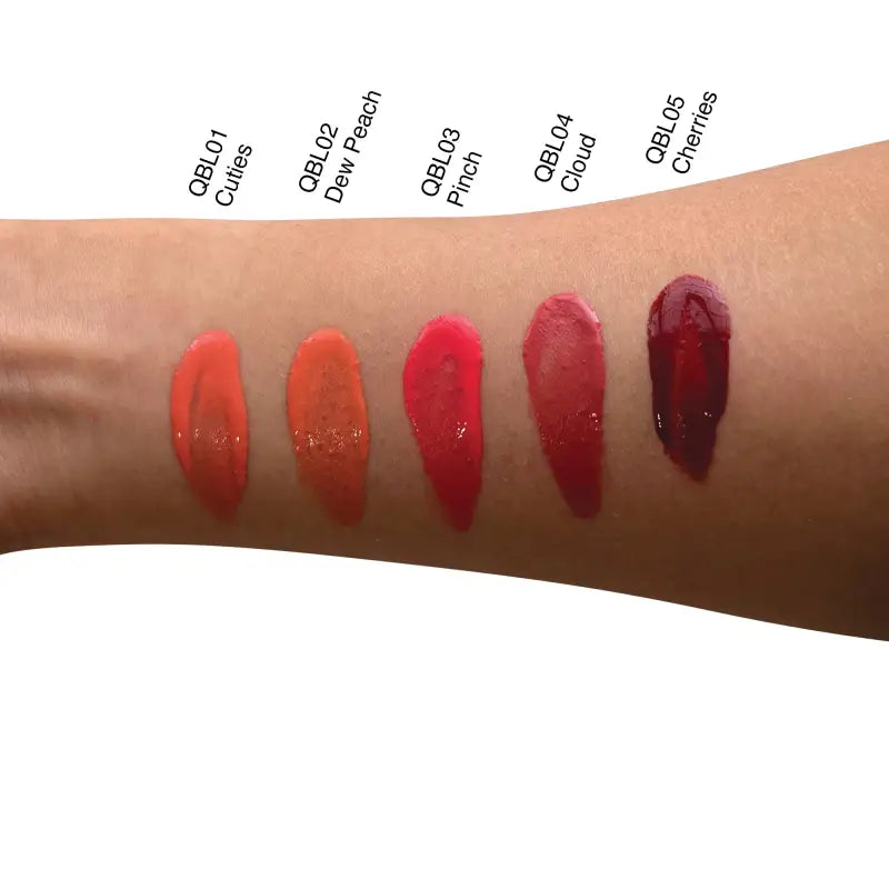 Swatches of Liquid Blush Pinch showcasing a buildable formula on an arm