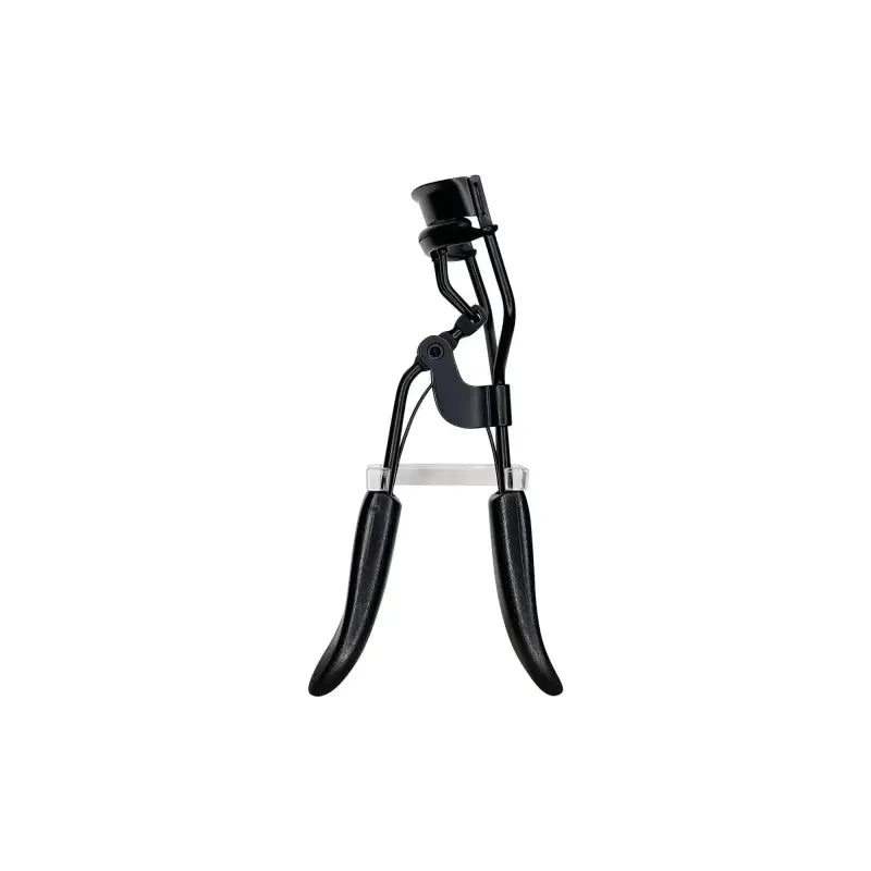 Eyelash curler with padded handles and metal curling mechanism for all eye shapes