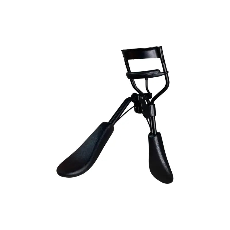 Eyelash curler with padded handles designed for various eye shapes and enhanced comfort